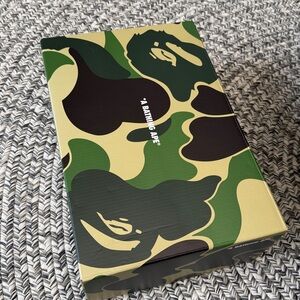Empty bape Camouflage Pattern Shoe Box
